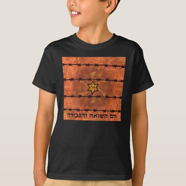 T-shirt Yom HaShoah (Devant)