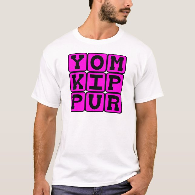 T-shirt Yom Kippur, Jour du Grand Pardon (Devant)