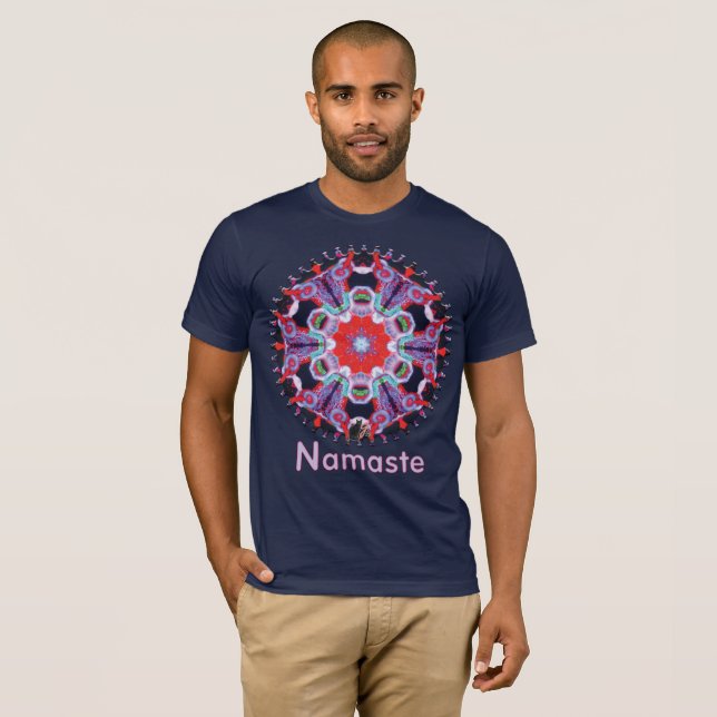 T-shirt Yonder Namaste Kaleidoscope (Devant entier)