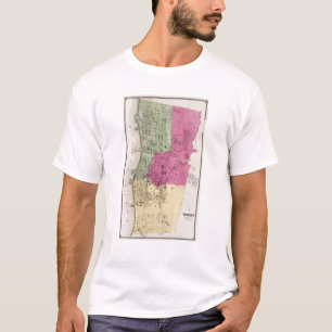 T-shirt Yonkers, atlas de NY
