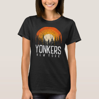 T-shirt Yonkers New York NY Retro Vintage les années 70 80