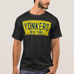 T-shirt Yonkers NY Old New York Plaque de licence détenue