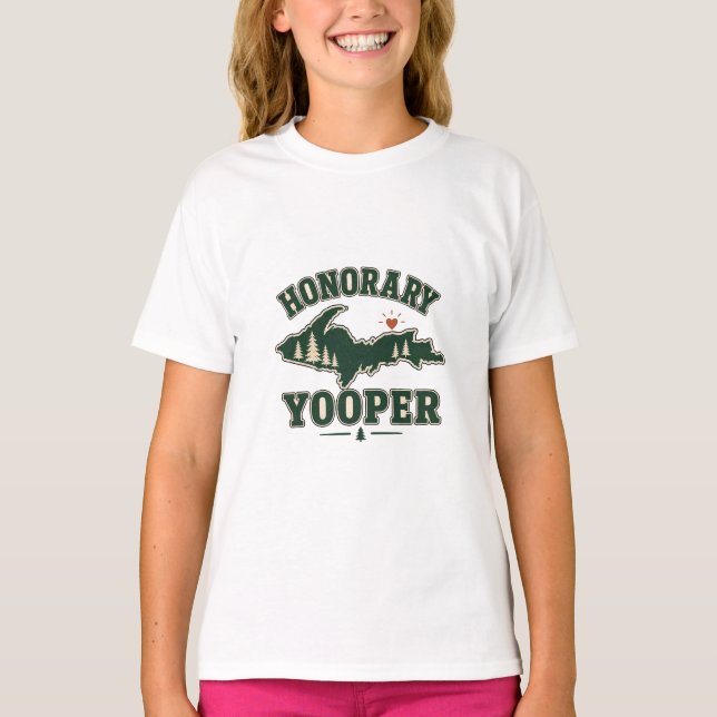 T-shirt Yooper d'honneur - Péninsule supérieure du Michiga (Devant)