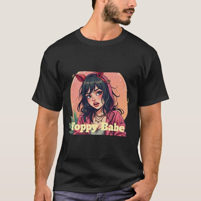 T-shirt Yoppy Babe Design (Devant)