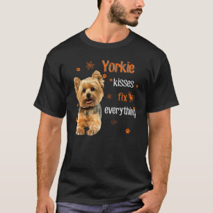 T-shirt Yorkie bisses réparer tout 1