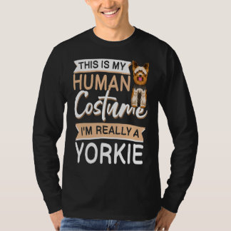 T-shirt Yorkie Chien Apparel Yorkshire Terrier Propriétair