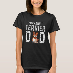 T-shirt Yorkie Chien Papa Jamais Yorkshire Terrier