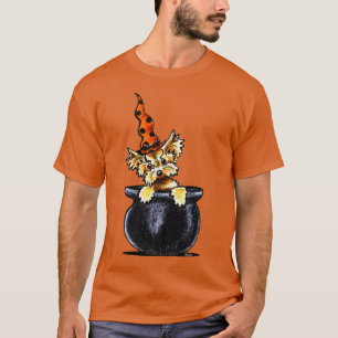 T-shirt Yorkie Halloween Good Witch Off-Leash Art™