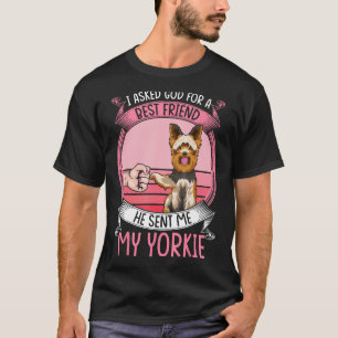 T-shirt Yorkie Maman Chien Vêtement Yorkshire Terrier Prop