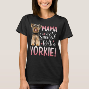 T-shirt Yorkie Maman Fier Yorkshire Terrier Mama Spoed Do