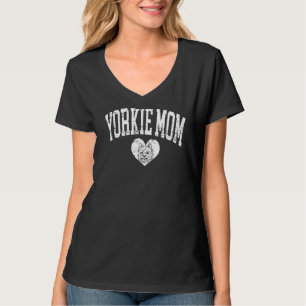 T-shirt Yorkie Maman Maman Maman Maman Femme Yorkshire Chi