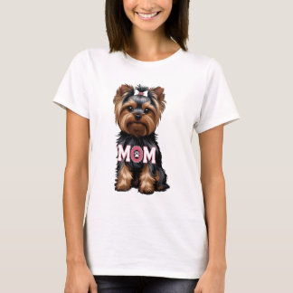 T-Shirt Yorkie Mom
