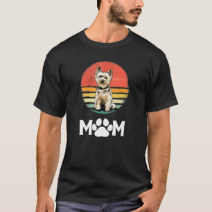 T-shirt Yorkie Mom Vintage Funny Cute Dog Yorkshire Terrie