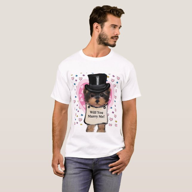T-shirt Yorkie Poo   (Devant entier)