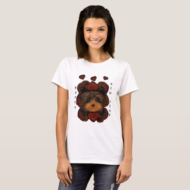 T-SHIRT YORKIE POO (Devant entier)