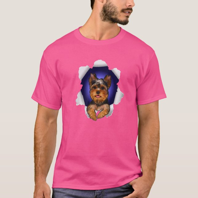 T-shirt Yorkie Pour Femmes Yorkshire Terrier Propriétaires (Devant)