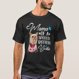 T-shirt Yorkie Terrier Cute Maman D'Un Yorkie