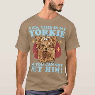 T-shirt Yorkie Yorkshire Terrier Propriétaire Du Chien Ter