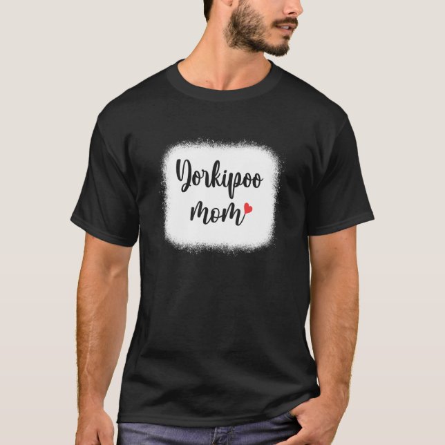 T-shirt Yorkipoo Chien Maman Femme Femme Yorkipoo (Devant)