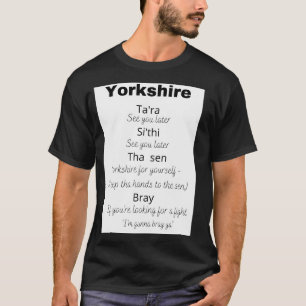 T-shirt Yorkshire dire et leur signification