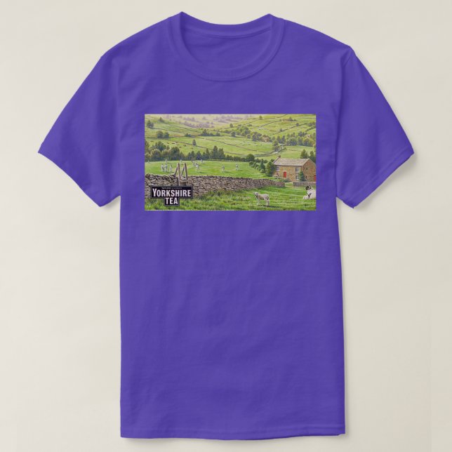 T-shirt Yorkshire Tea paysage avec logo (Design devant)