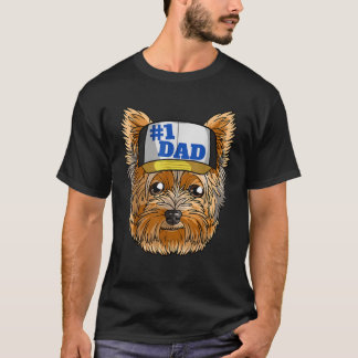 T-shirt Yorkshire Terrier 1 Yorkie Papa Père Fête T Shir