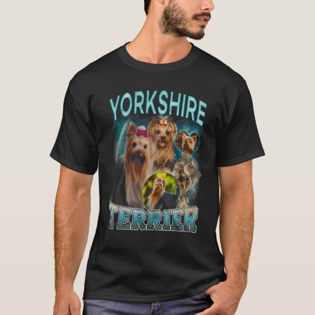T-shirt Yorkshire Terrier Chien Chemise Yorkshire Chien Vi (Devant)