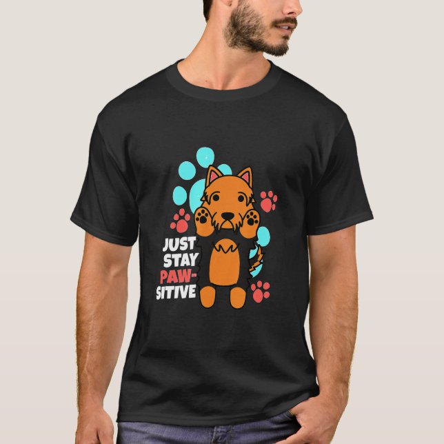 T-shirt Yorkshire Terrier Chien pédictif (Devant)
