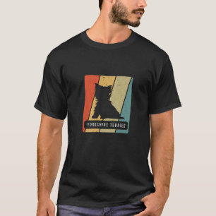 T-shirt Yorkshire Terrier Chien Vintage Chien Chien Chien 