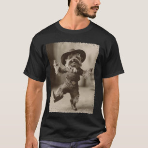 T-shirt Yorkshire Terrier cow-boy