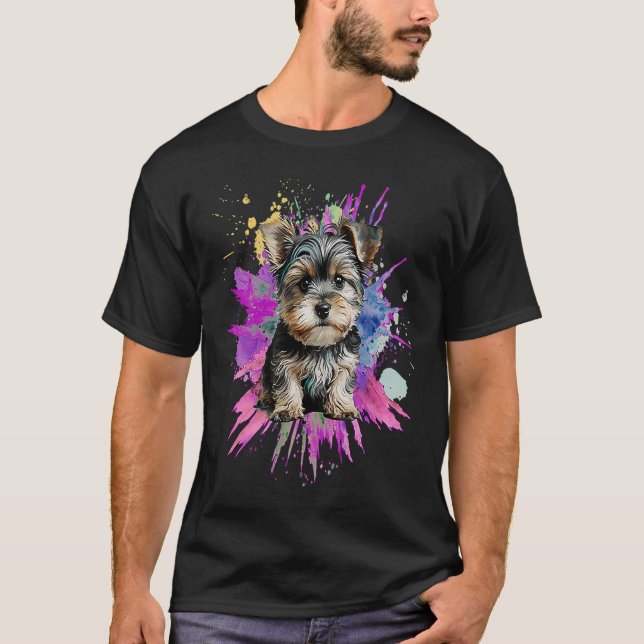 T-shirt Yorkshire Terrier Cutest Yorkie (Devant)