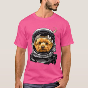 T-shirt Yorkshire Terrier Dog Astronaut Exploration spatia