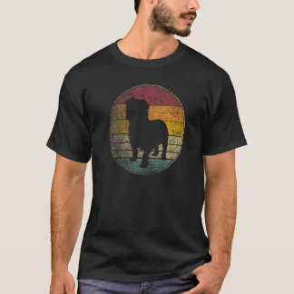 T-shirt Yorkshire Terrier Dog Vintage Distressed Retro 70s
