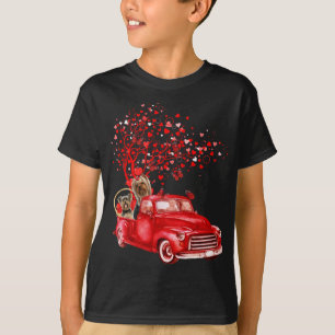 T-shirt Yorkshire Terrier équitation Camion Valentine Butt