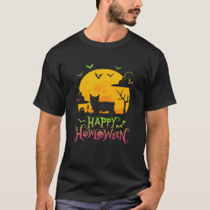 T-shirt Yorkshire Terrier Happy Halloween Costume Chien Bo