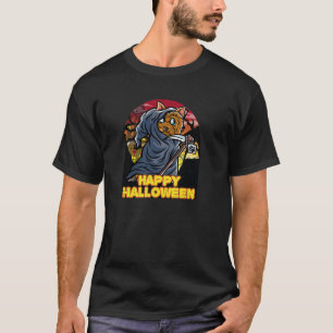 T-shirt Yorkshire Terrier Happy Halloween Costume Grim Rea