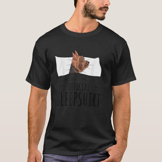 T-shirt Yorkshire Terrier Lover Yorkie Chien Dors officiel (Devant)