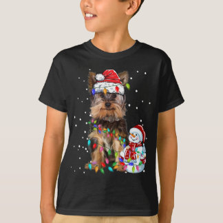 T-shirt Yorkshire Terrier Noël Noël Noël Noël Noël Noël No