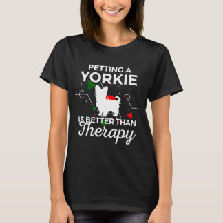 T-shirt Yorkshire Terrier Papa maman grand