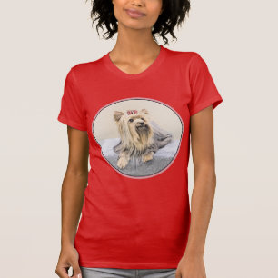 T-shirt Yorkshire Terrier Peinture - Cute Original Chien A