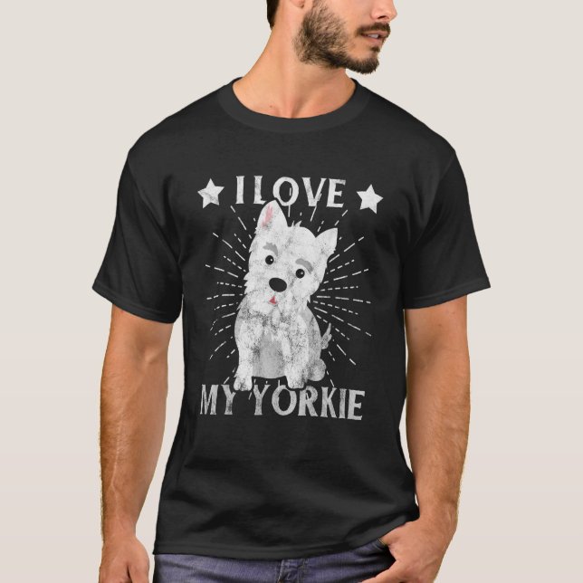 T-shirt Yorkshire Terrier Pour Chien Yorkie Breeder (Devant)