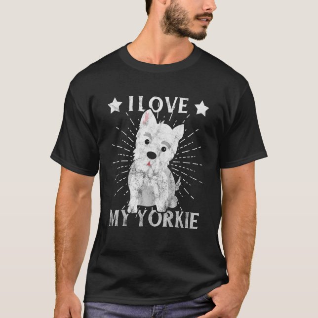 T-shirt Yorkshire Terrier Pour Chien Yorkie Breeder (Devant)