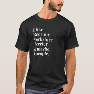 T-shirt Yorkshire Terrier Propriétaire de l'embarcation Bi