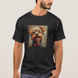 T-shirt Yorkshire Terrier Puppy Rire Graphique