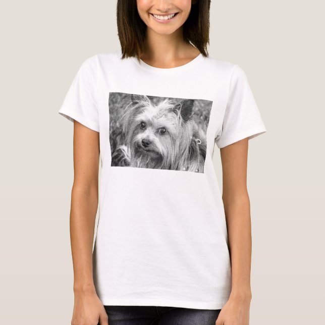 T-shirt Yorkshire Terrier Yorkie Esquisse préférée (Devant)