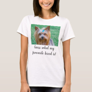 T-shirt Yorkshire Terrier Yorkie Guess Race préférée