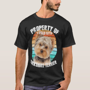 T-shirt Yorkshire Terrier Yorkie Propriétaire Retro Vintag