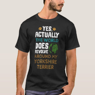 T-shirt Yorkshire Terrier Yorkshire Chien Hommes femmes