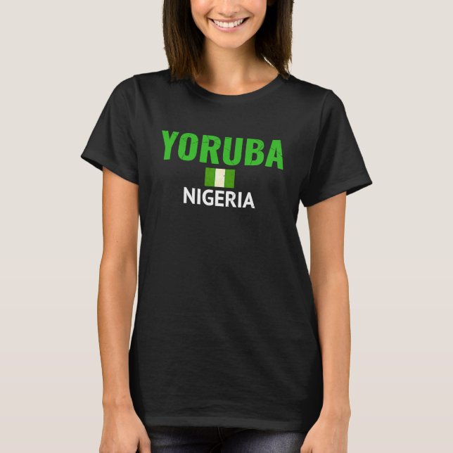 T-shirt Yoruba Nigeria  Ancestry Initiation DNA Results (Devant)