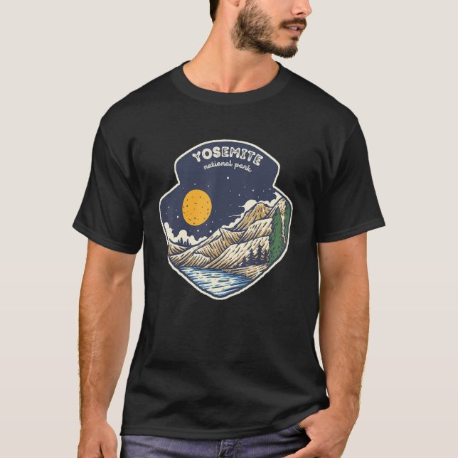 T-shirt Yosemite California National Park (Devant)